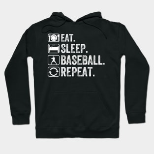 Eat Sleep Baseball Repeat Hoodie